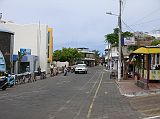 Galapagos 5-1-09 Puerto Ayora Main Street After leaving the Darwin Research Station, we were free to wander around Puerto Ayora until lunch time. We walked back down the main street, did our emails, and had a freshly brewed coffee.